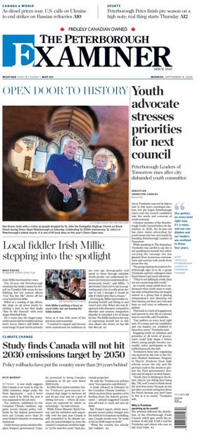 Cover of The Peterborough Examiner