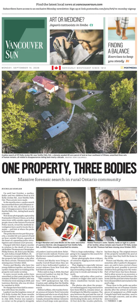 Cover of Vancouver Sun