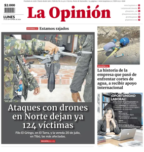 Cover of La Opinion