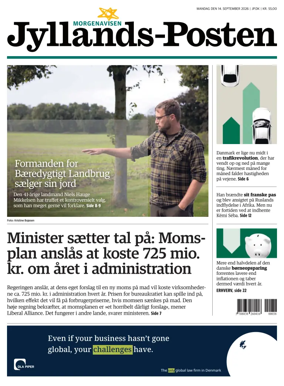 Cover of Jyllands-Posten