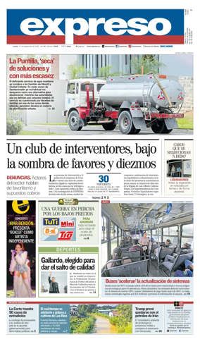 Cover of Diario Expreso
