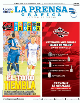 Cover of La Prensa Grafica