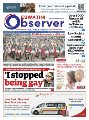 Cover of Eswatini Observer