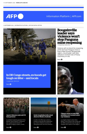 Cover of AFP English