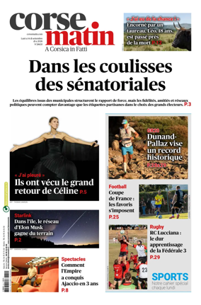 Cover of Corse Matin