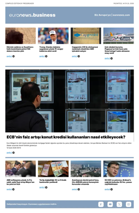 Cover of Euronews Business (Turkish) Compiled Editions