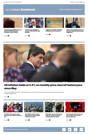 Cover of Euronews Business