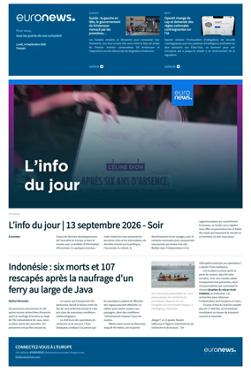 Cover of EuroNews (French Edition)
