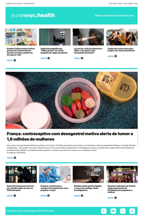 Cover of Euronews Health (Portuguese)