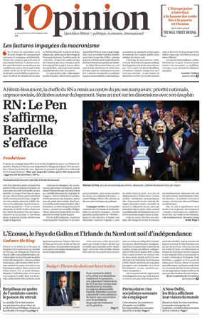Cover of L'Opinion