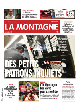 Cover of La Montagne (Montlucon)