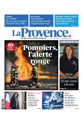 Cover of La Provence Martigues-Istres-Vitrolles-Marignane