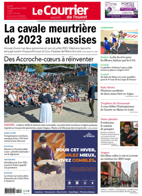 Cover of Le Courrier de l’Ouest (Angers)