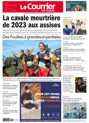 Cover of Le Courrier de l’Ouest (Saumur)