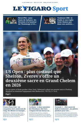 Cover of Le Figaro Sport