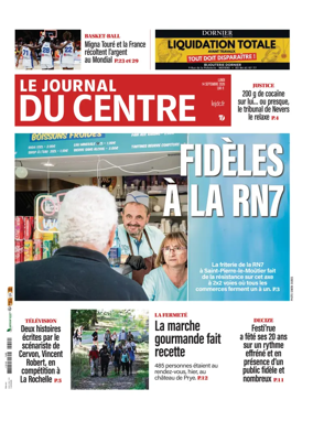 Cover of Le Journal du Centre