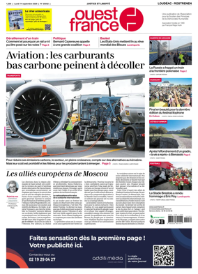Cover of Ouest France (Loudeac / Rostrenen)
