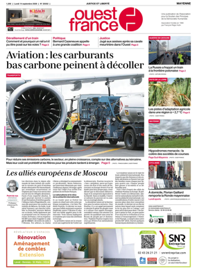 Cover of Ouest France (Mayenne)