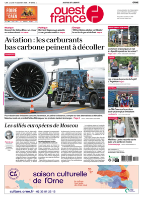 Cover of Ouest France (Orne)