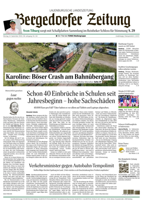 Cover of Bergedorfer Zeitung