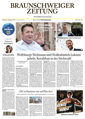 Cover of Braunschweiger Zeitung (Braunschweig)