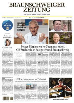 Cover of Braunschweiger Zeitung (Peine)