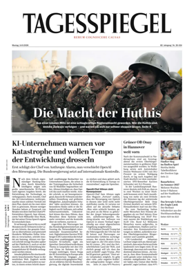 Cover of Der Tagesspiegel