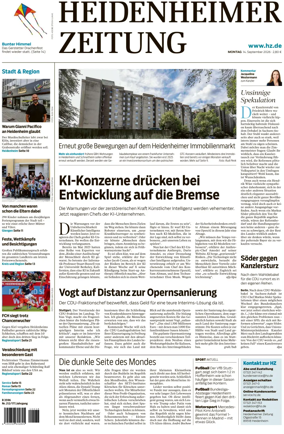 Cover of Heidenheimer Zeitung