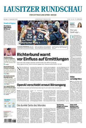 Cover of Lausitzer Rundschau