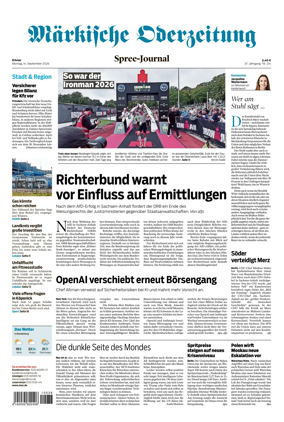 Cover of Markische Oderzeitung Erkner