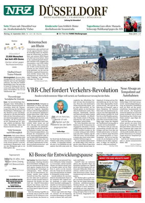 Cover of Neue Rhein Zeitung (Dusseldorf)