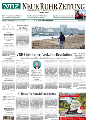 Cover of Neue Rhein Zeitung (Mulheim an der Ruhr)