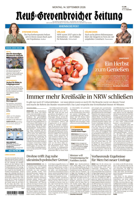 Cover of Neuss-Grevenbroicher Zeitung Neuss