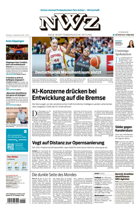 Cover of NWZ – Neue Wurttembergische Zeitung