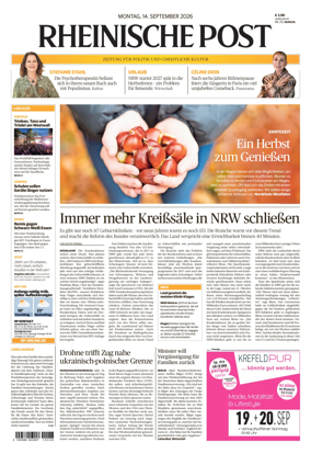 Cover of Rheinische Post Krefeld Kempen