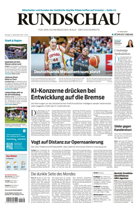 Cover of Rundschau fur den Schwabischen Wald – Der Kocherbote