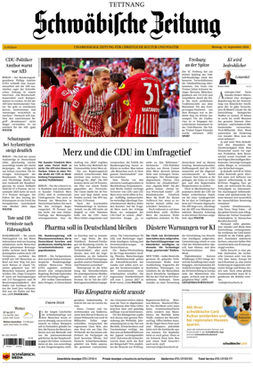 Cover of Schwabische Zeitung (Tettnang)