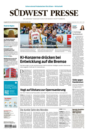 Cover of Sudwest Presse