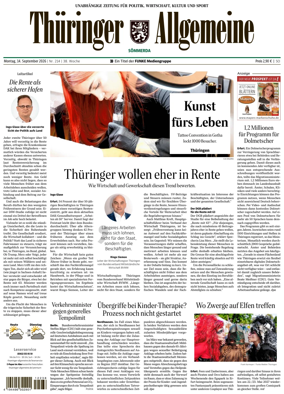 Cover of Thuringer Allgemeine (Sommerda)