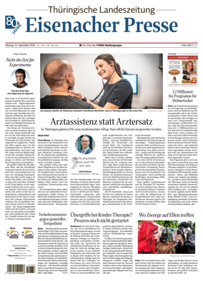 Cover of Thuringische Landeszeitung (Eisenach)