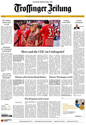 Cover of Trossinger Zeitung