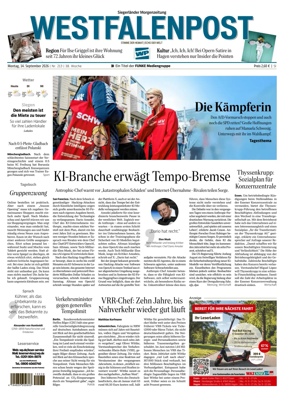 Cover of Westfalenpost (Siegen)