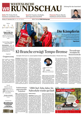 Cover of Westfalische Rundschau (Arnsberg)