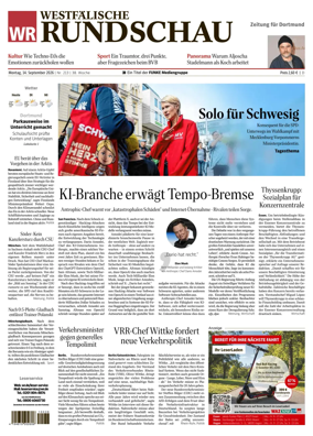 Cover of Westfalische Rundschau (Dortmund-Sud II)