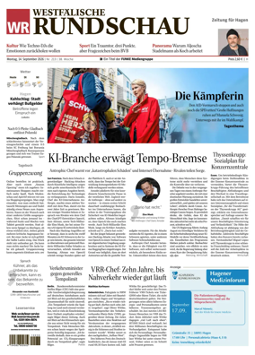 Cover of Westfalische Rundschau (Hagen Hohenlimburg)