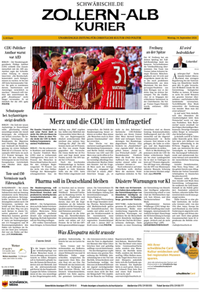 Cover of Zollern-Alb-Kurier (Balingen)