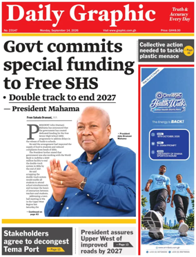 Cover of Daily Graphic