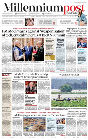 Cover of Millennium Post