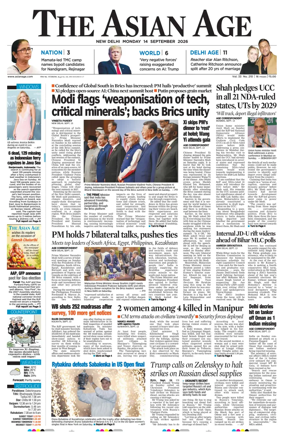 Cover of The Asian Age