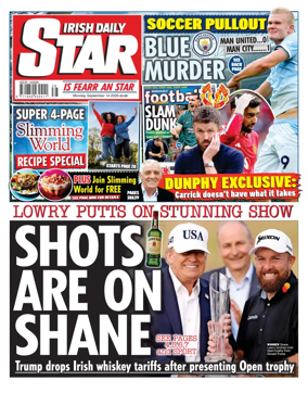 Cover of Irish Daily Star
